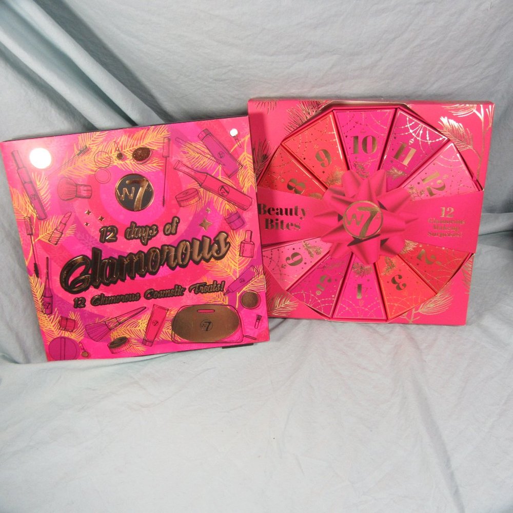 Buy2Get1 - 12 days of glamorous NIB W7 AND beauty bites NIB W7 12 makeup (C85)